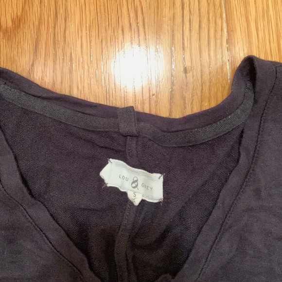 ‼️NWOT‼️ Lou & Grey black v neck - Picture 2 of 3